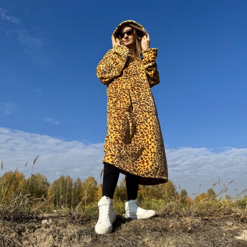 Oversize bluza-koc dla dorosłych – różnorodne materiały