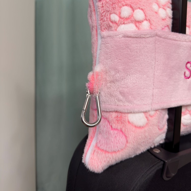 koc poduszka 2w1 do samochodu miękki materiał