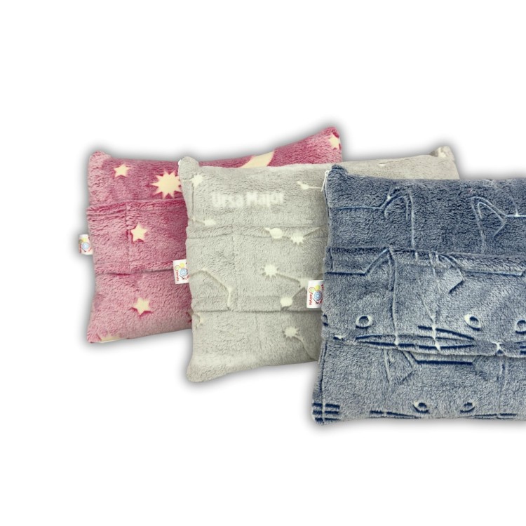 kocopoduszka z miękkiej tkaniny premium do wyboru