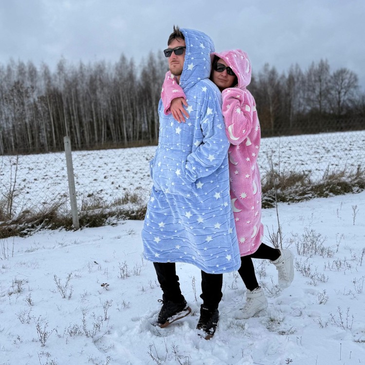 Wygodna kocobluza dla dorosłych – wiele materiałów świecących i rozmiarów