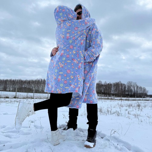 Kocobluza rakiety dla dorosłych delikatnie świecąca - różne rozmiary