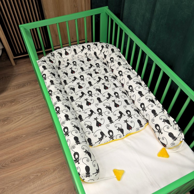 Kokon dla kokon dla dziecka Minky żółty miękki materiał