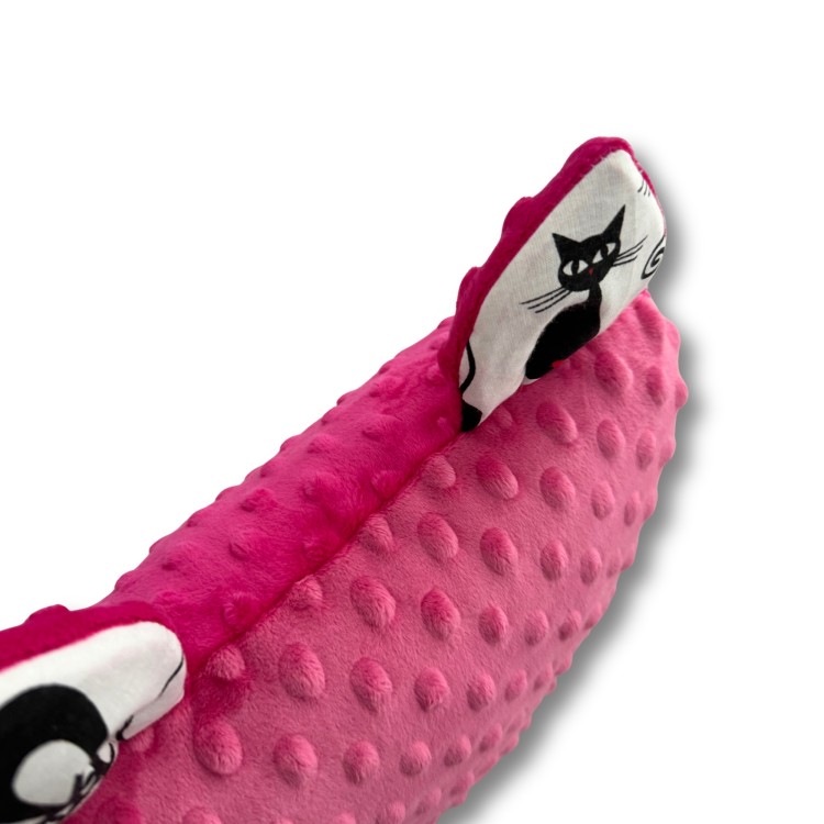 Personalizowana poduszka kot z imieniem – dekoracja pokoju dziecięcego