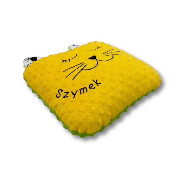 Poduszka kot dekoracyjna z możliwością personalizacji imieniem