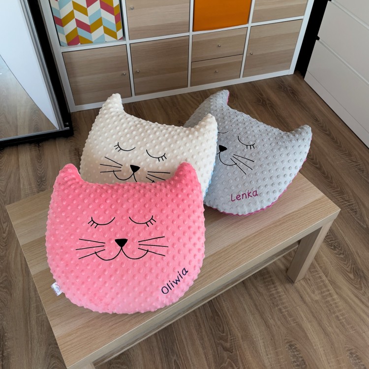 Poduszka kot duża różne kolory