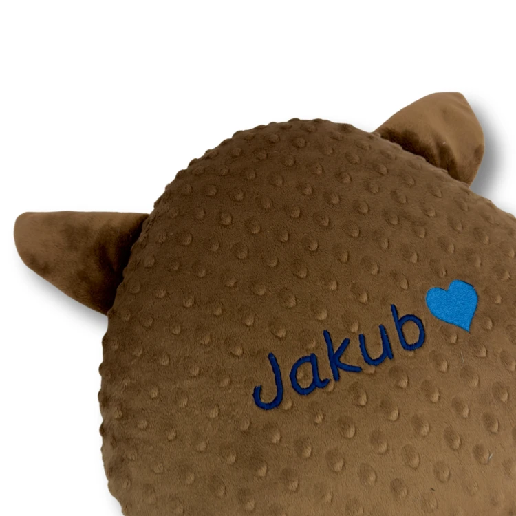 Personalizowana poduszka w kształcie głowy dzika